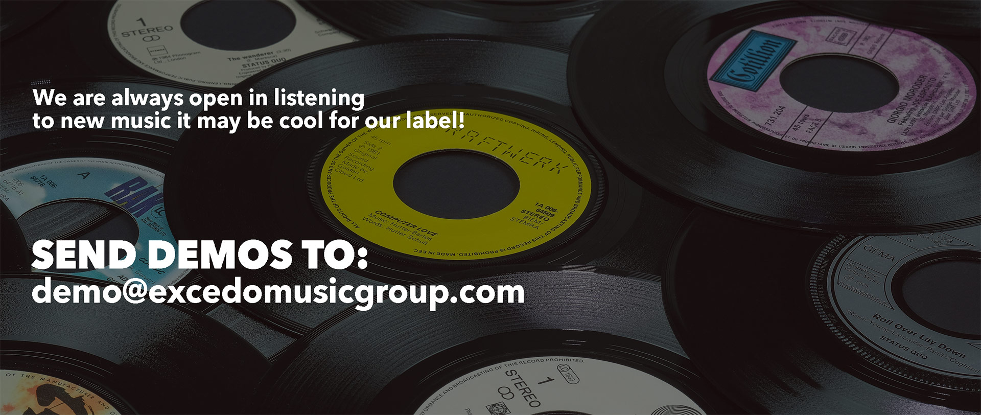 Send your demos to Excedo Records!
